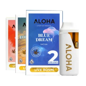 2g Live Rosin Vape Pen Aloha – Premium THC Vape Pen from MushyGirls.store